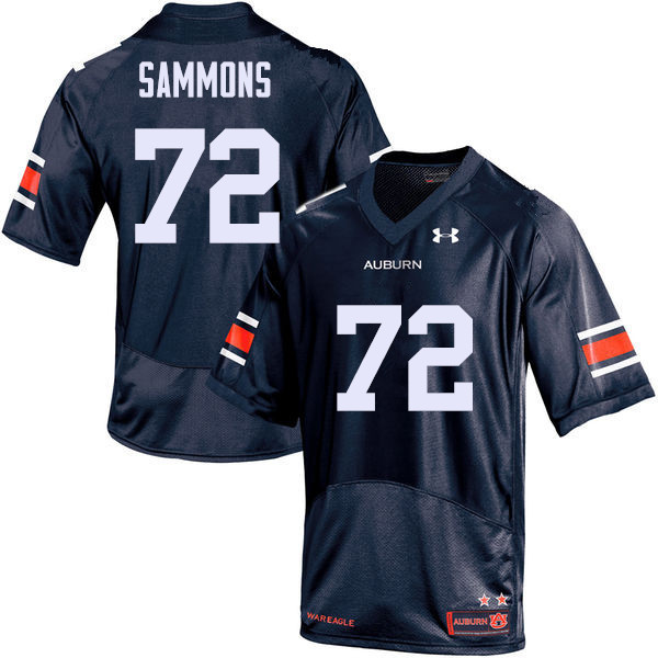 Men Auburn Tigers #72 Prince Micheal Sammons College Football Jerseys Sale-Navy - Click Image to Close